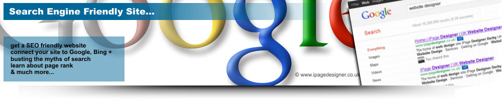 A website designed to be Search Engine Friendly